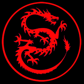 Логотип компании Красный дракон
